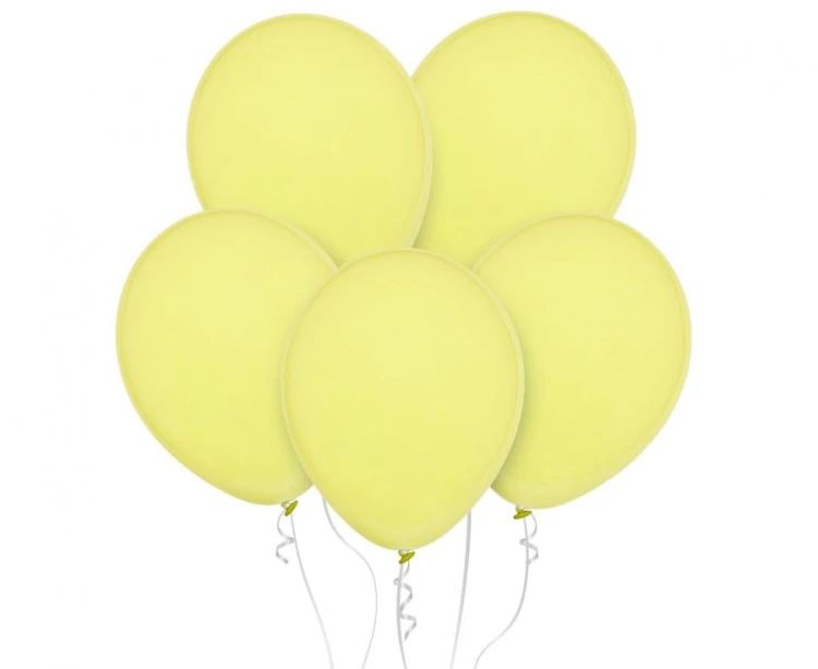 Balony Decomex 11", pastel Yellowish, 100 szt.