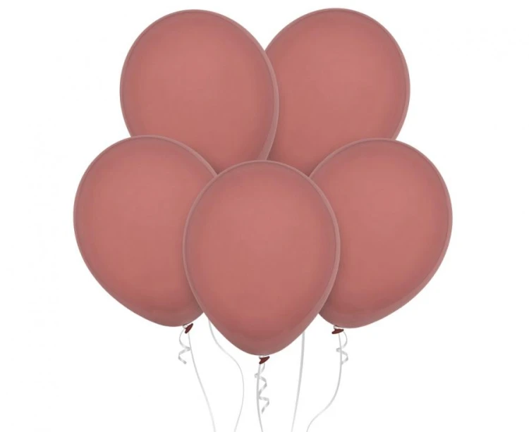 Balony Decomex 11", pastel Rose Wood, 100 szt.