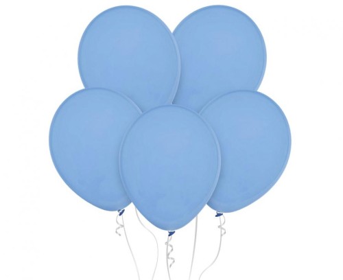 Balony Decomex 11", pastel Sky Blue, 100 szt.