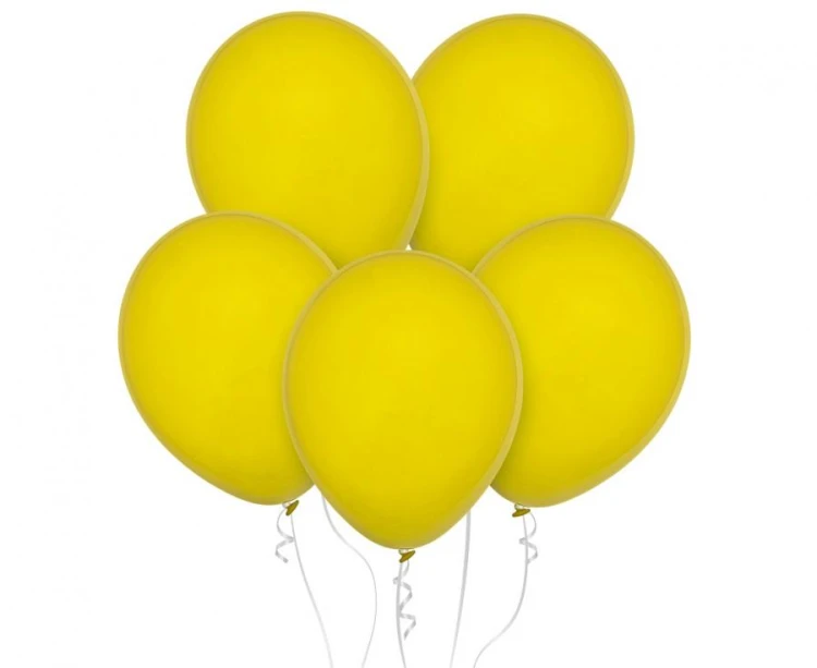 Balony Decomex 11", pastel Yellow, 100 szt.