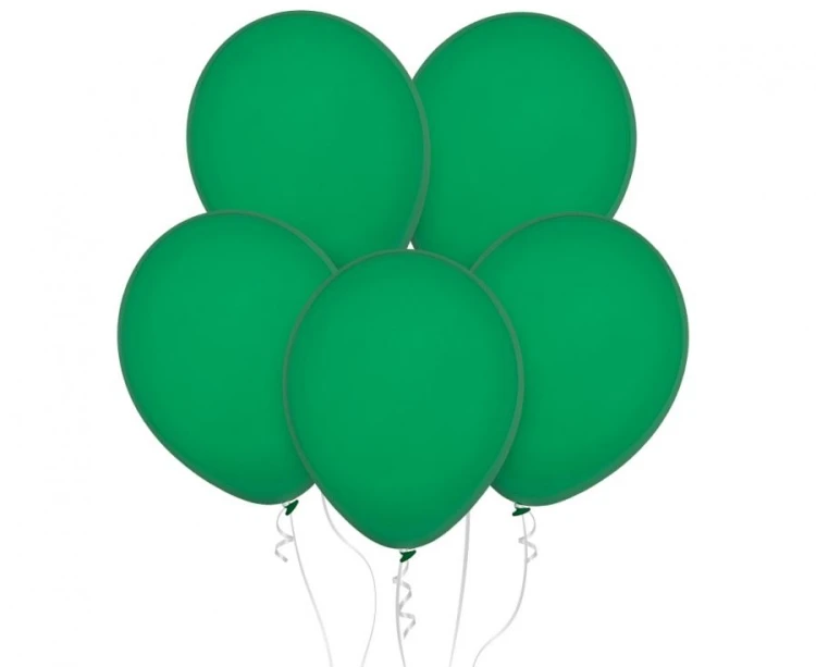 Balony Decomex 11", pastel Forest Green, 100 szt.