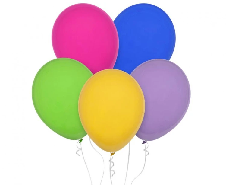 Balony Decomex 11", pastel Assorted, 100 szt.