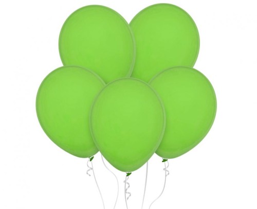 Balony Decomex 11", pastel Lime Green, 100 szt.