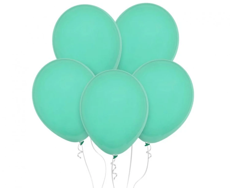 Balony Decomex 11", pastel Matte Green, 100 szt.