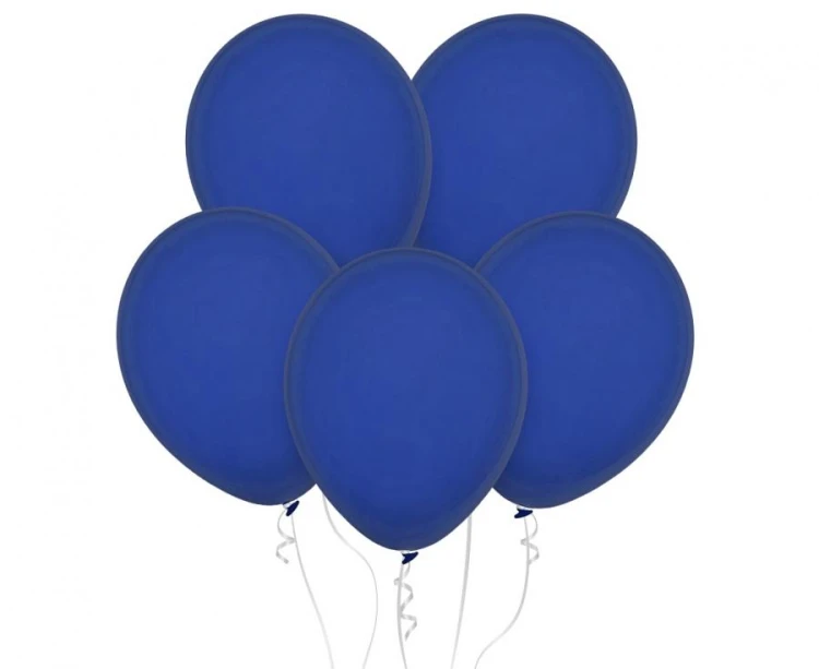 Balony Decomex 11", pastel Midnight Blue, 100 szt.