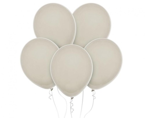 Balony Decomex 11", pastel Dust White, 100 szt.