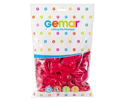 Balony GM90 metal 10" - wiśniowe 53/ 100 szt.