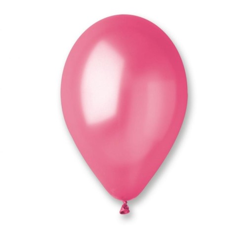 Balony GM90 metal 10" - ciemnoróżowe 64/ 100 szt.