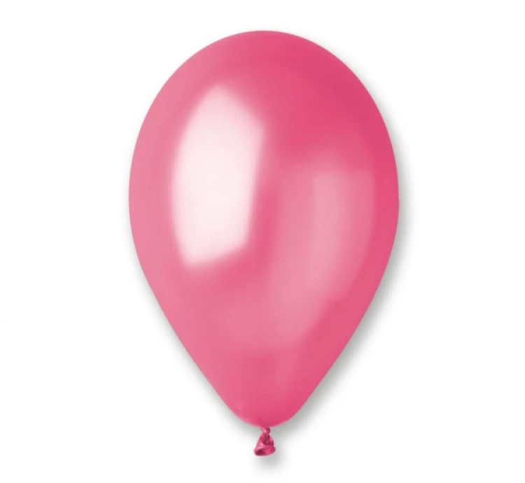 Balony GM90 metal 10" - ciemnoróżowe 64/ 100 szt.