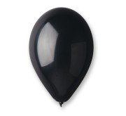 Balony GM90 metal 10" - czarne 65/ 100 szt.