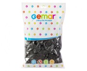 Balony GM90 metal 10" - czarne 65/ 100 szt.