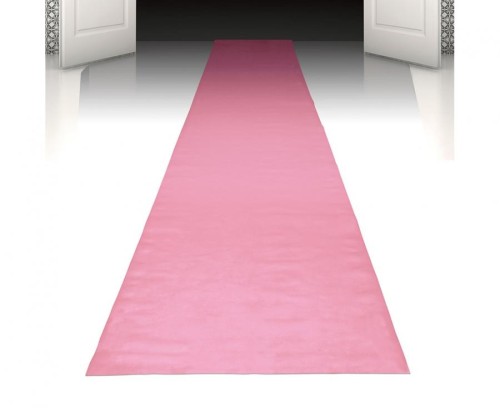Różowy dywan na imprezę Boland 450x60 cm - długi chodnik party