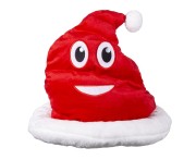 Zabawna czapka świąteczna Shitmas - czerwona czapka imprezowa