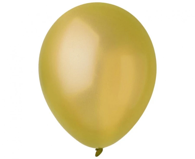 Balony Decomex 9", metallic Gold, 100 szt.