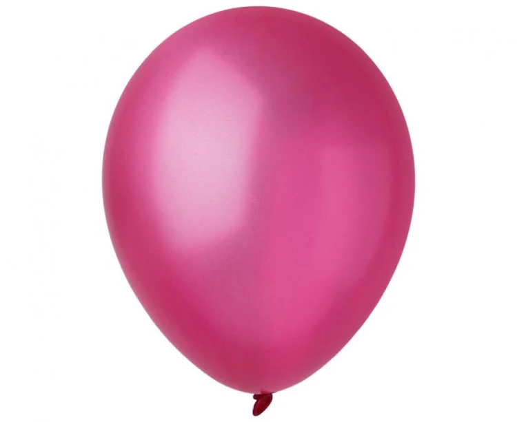 Balony Decomex 9", metallic Fuchsia, 100 szt.
