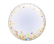 Balon Takara DECO Gold Confetti Dots, 24"