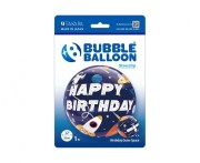 Balon Takara BUBBLE BALLOON Birthday Outer Space, 22"