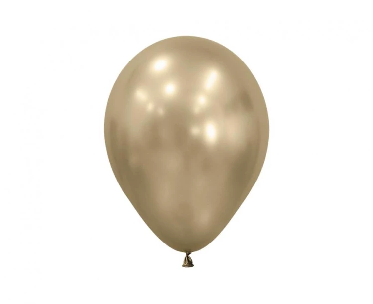 Balony Sempertex 5", Silk, Złote, 50 szt.