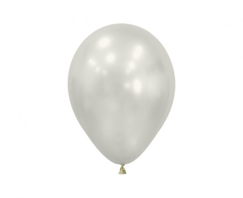 Balony Sempertex 5", Silk, Białe, 50 szt.