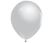 Balony Beauty&Charm, metaliki srebrne 12"/ 50 szt.