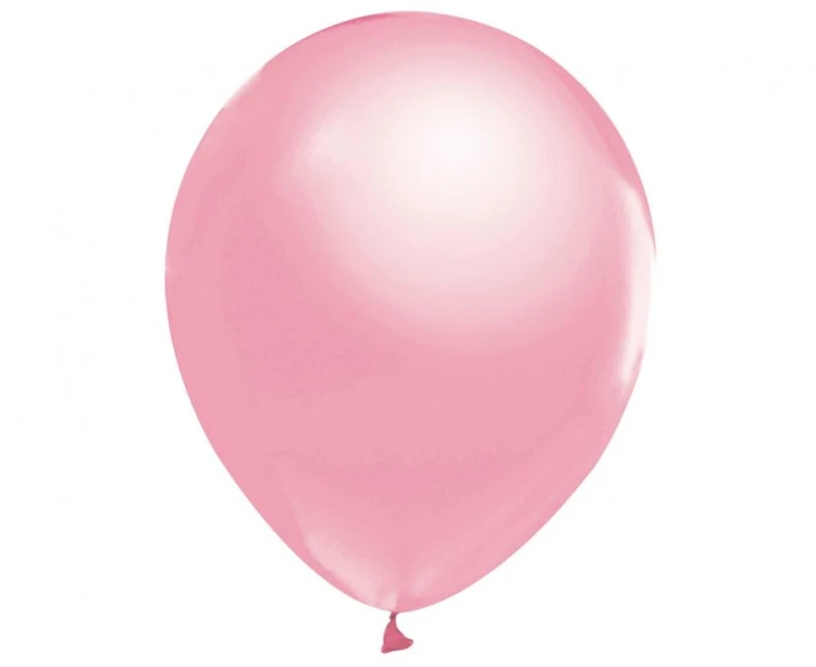 Balony Beauty&Charm, metaliki różowe 12"/ 50 szt.