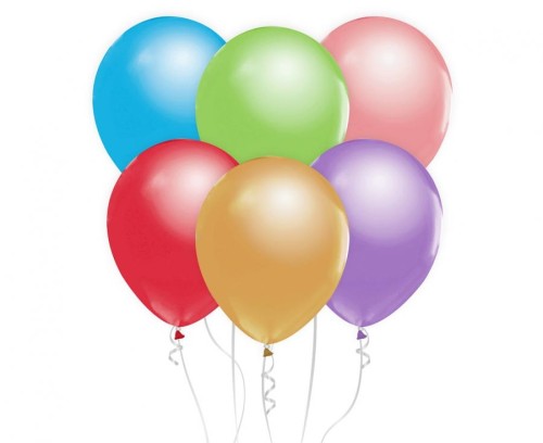 Balony Beauty&Charm, metaliki mix 12"/ 50 szt.