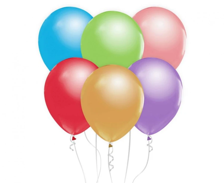 Balony Beauty&Charm, metaliki mix 12"/ 50 szt.