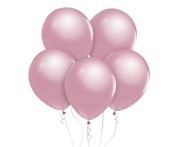 Balony Beauty&Charm, metaliki j. różowe 12"/ 50 szt.