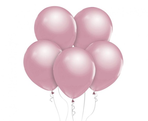 Balony Beauty&Charm, metaliki j. różowe 12"/ 50 szt.