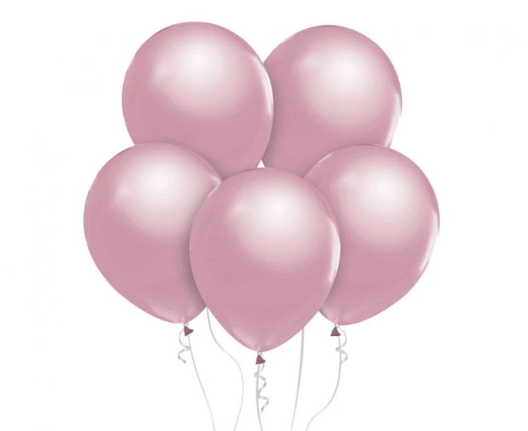 Balony Beauty&Charm, metaliki j. różowe 12"/ 50 szt.