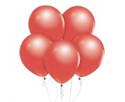 Balony Beauty&Charm, metaliki czerwone 12"/ 50 szt.