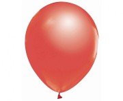 Balony Beauty&Charm, metaliki czerwone 12"/ 50 szt.