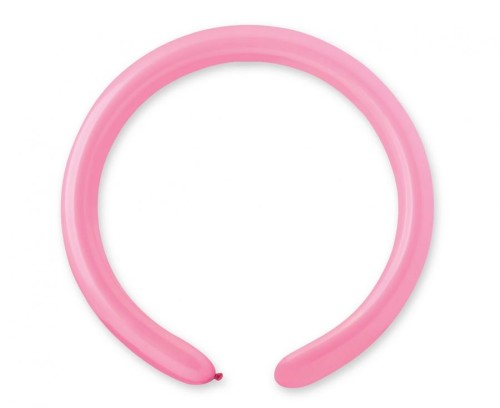 Balony D4 - Rurki włoskie różowe 06/ 100 szt.