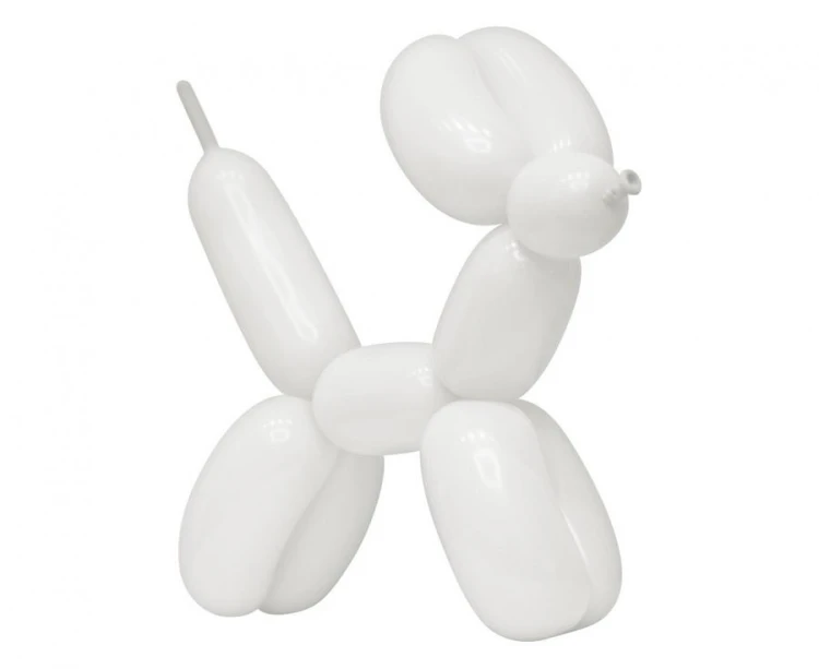 Balony D4 - Rurki włoskie białe 01/ 100 szt.