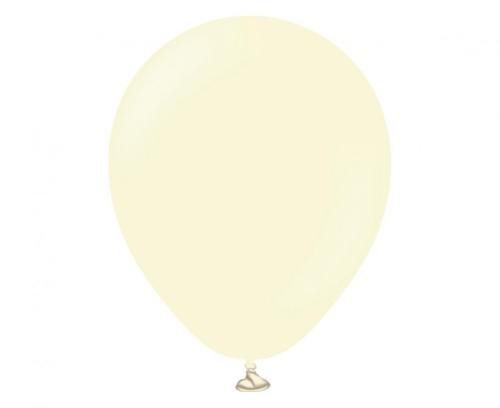 Balony 5" Macaron Pale Yellow , 100 szt.