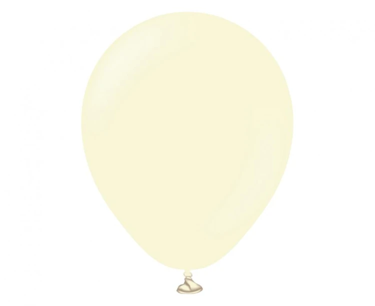 Balony 5" Macaron Pale Yellow , 100 szt.
