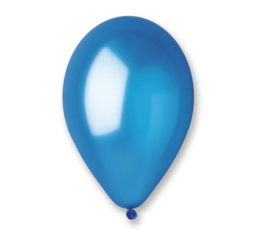 Balony GM90 metal 10" - niebieskie 36/ 100 szt.