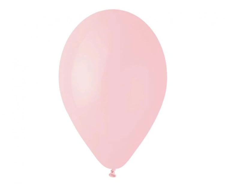 Balony Gemar 12", pastel pudrowy róż, 100szt.