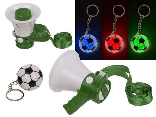 Mini megafon kibica z dźwiękiem - zabawka dla dzieci świecący brelok  (1).png