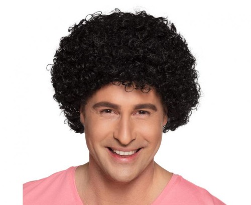 Peruka czarne loczki Curly - afro loki kręcone włosy imprezowa Boland