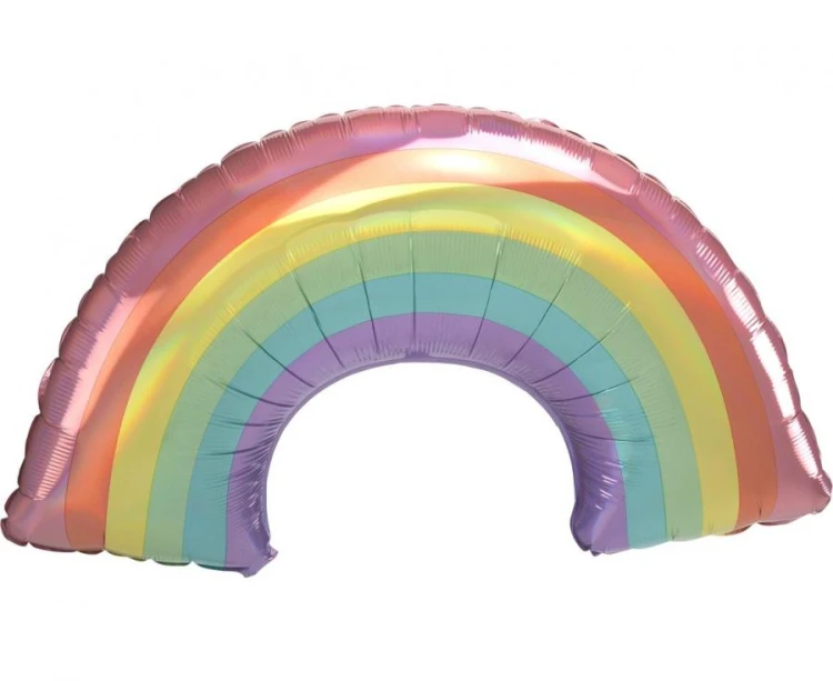 Balon foliowy SuperShape holo iredescent pastel rainbow
