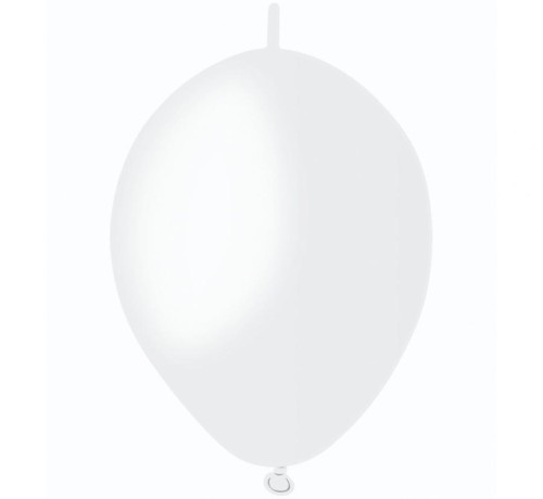 Balony GL6 pastel "Do girland" - białe 01/ 100 szt.