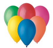 Balony G90 pastel 10" - różnokolorowe 80/ 100 szt.