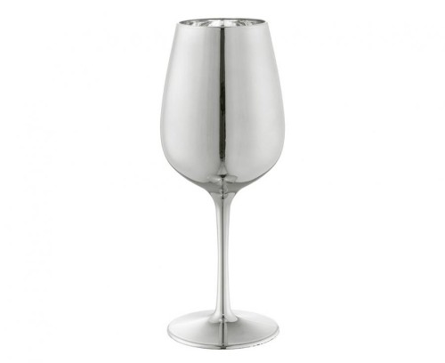 Srebrny kieliszek do szampana Glamour 450 ml - Kieliszek imprezowy Boland