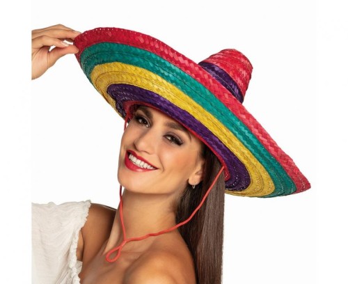 Meksykańskie kapelusz sombrero Puebla - Słomkowy kapelusz Boland