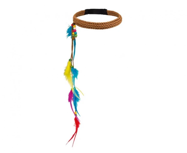 Opaska Hipiski Kwiaty Flower Power Lata 60 70 Hippie Przebranie Kostium