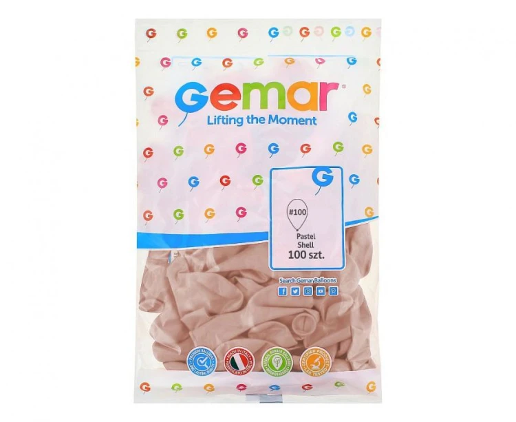 Balony G90 pastel 10" - Shell 100/ 100 szt.