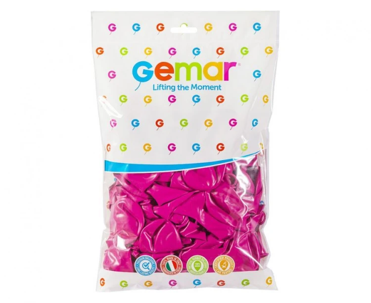 Balony G90 pastel 10" - ciemnoróżowe 07/ 100 szt.