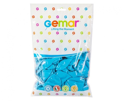 Balony G90 pastel 10" - błękitne 09/ 100 szt.