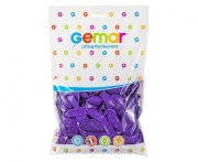 Balony G90 pastel 10" - fioletowe 08/ 100 szt.